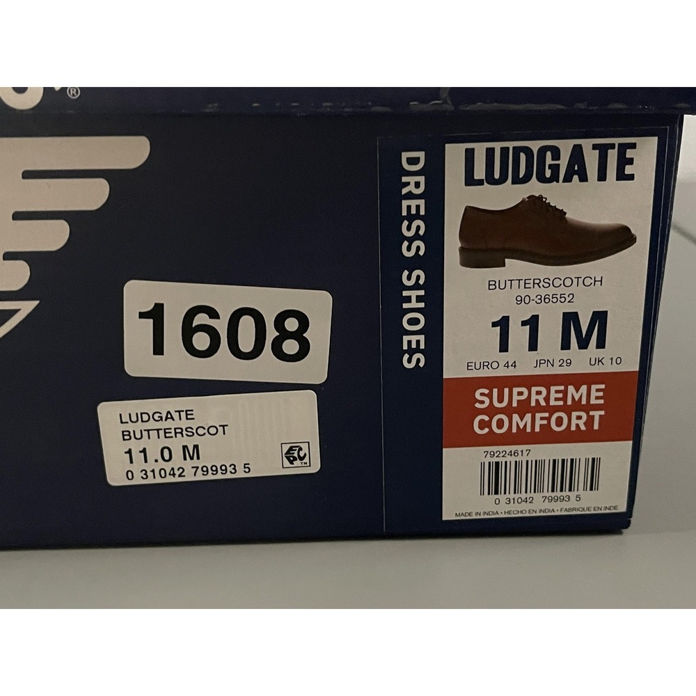 Dockers Ludgate Shoes Mens Size 11 M Brown Derby Dress Supreme Comfort - Picture 9 of 10